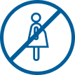 Pregnant women are not allowed to enter.